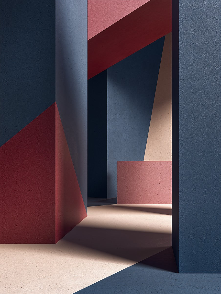 Brutalist Echo – Form & Shadow (Pair Edition)