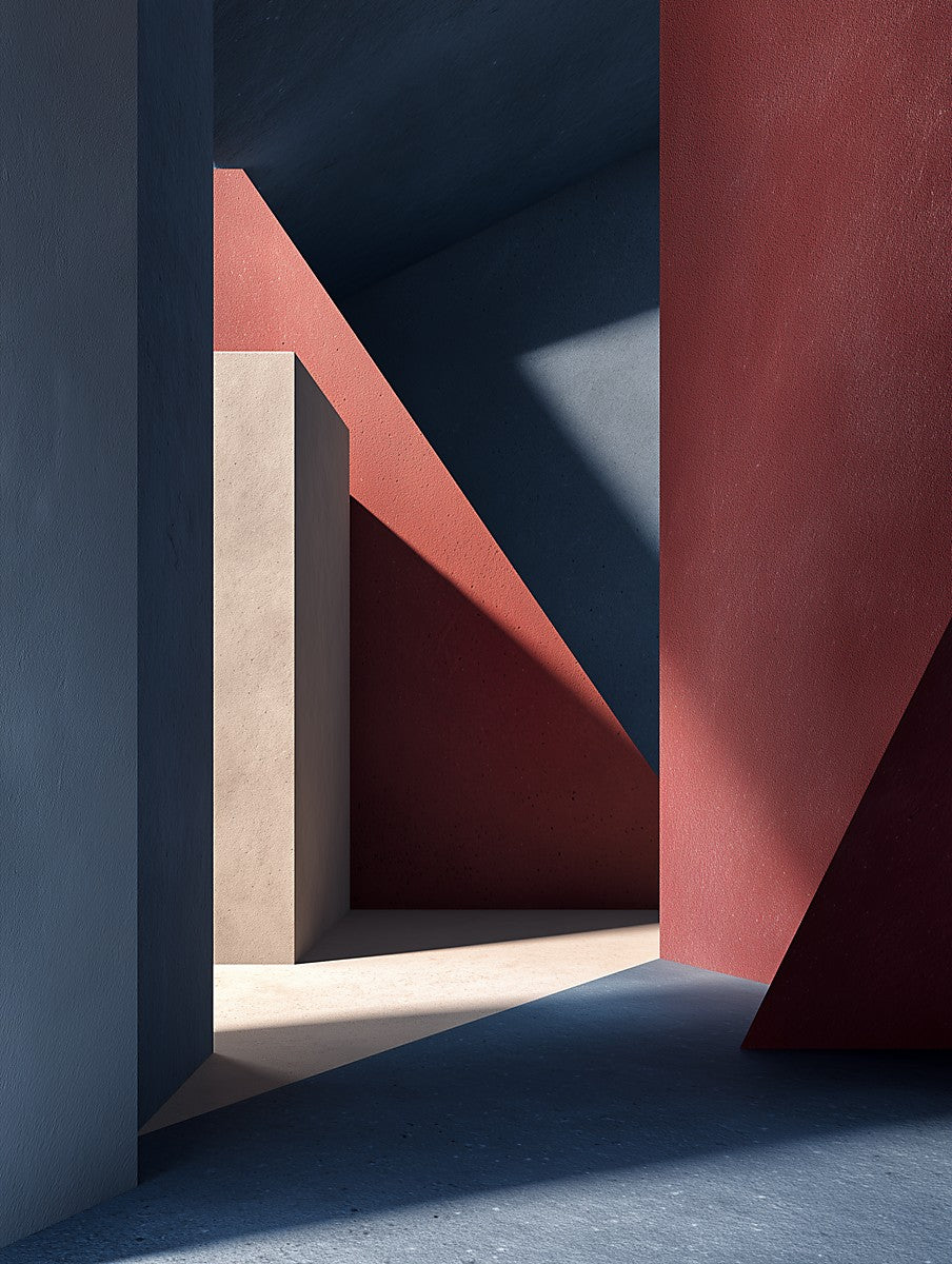 Brutalist Echo – Form & Shadow (Pair Edition)